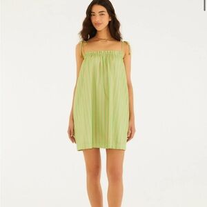 FARM RIO STRIPPED PINA MINI DRESS *NWT